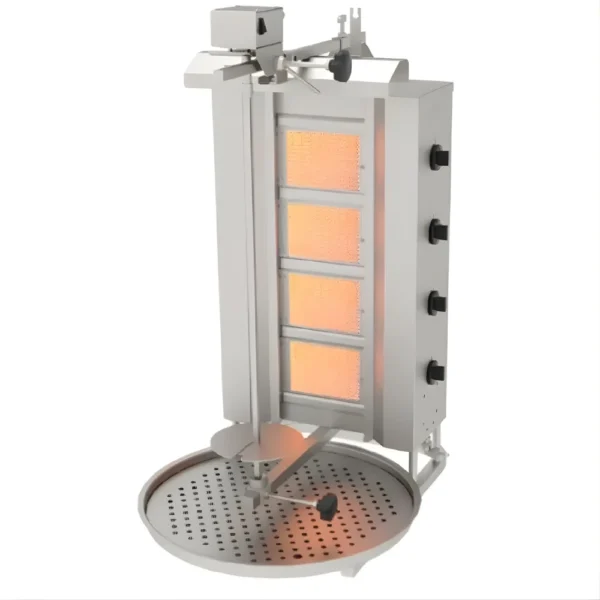 Asador kebab Flanca 4 quemadores